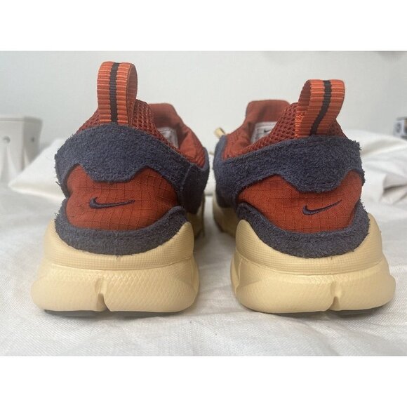 *SOLD* Nike Free Run Trail Sz 11 Thunder Blue/Orange-Cinnabar (CW5814-400) Men’s - Picture 3 of 5